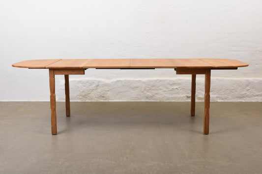 1970s extending dining table by Henning Kjærnulf - Square