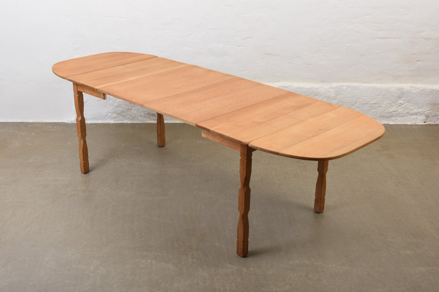 1970s extending dining table by Henning Kjærnulf - Square