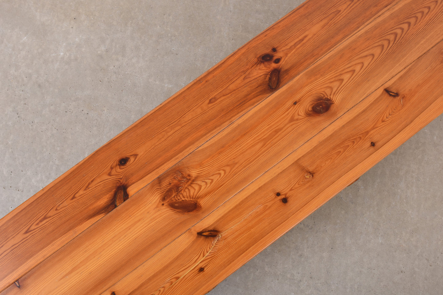 1970s Swedish pine hallway bench / TV table