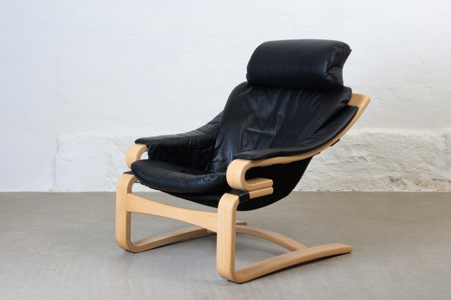 1980s lounger + ottoman by Skippers Møbler