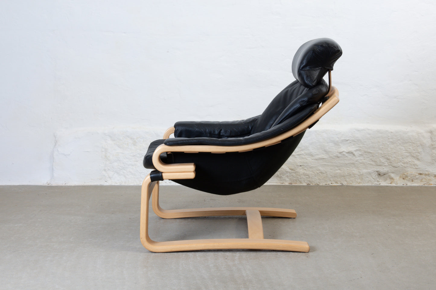 1980s lounger + ottoman by Skippers Møbler