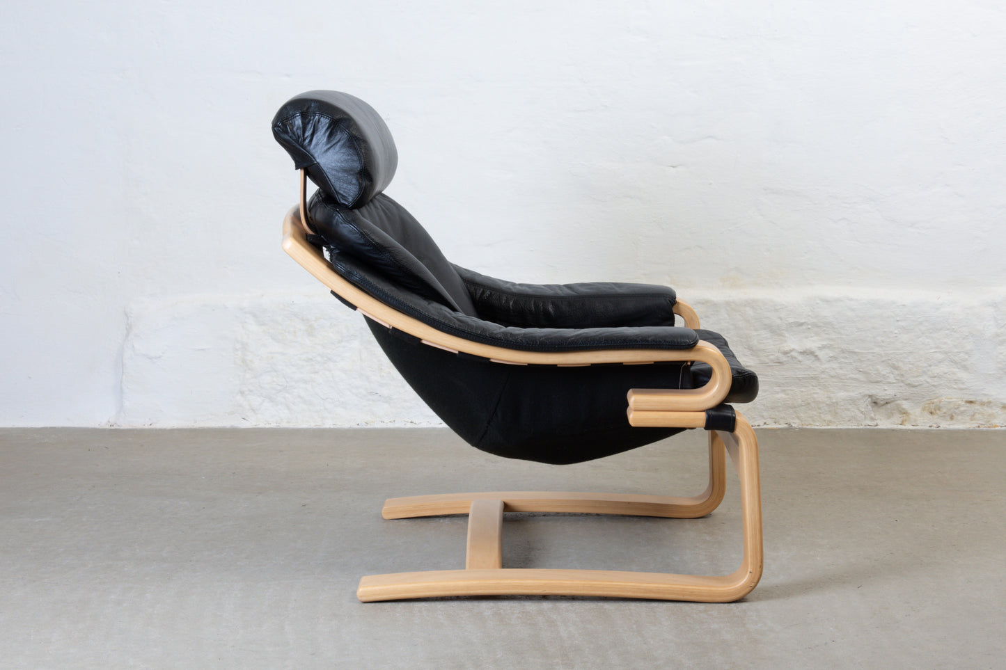 1980s lounger + ottoman by Skippers Møbler
