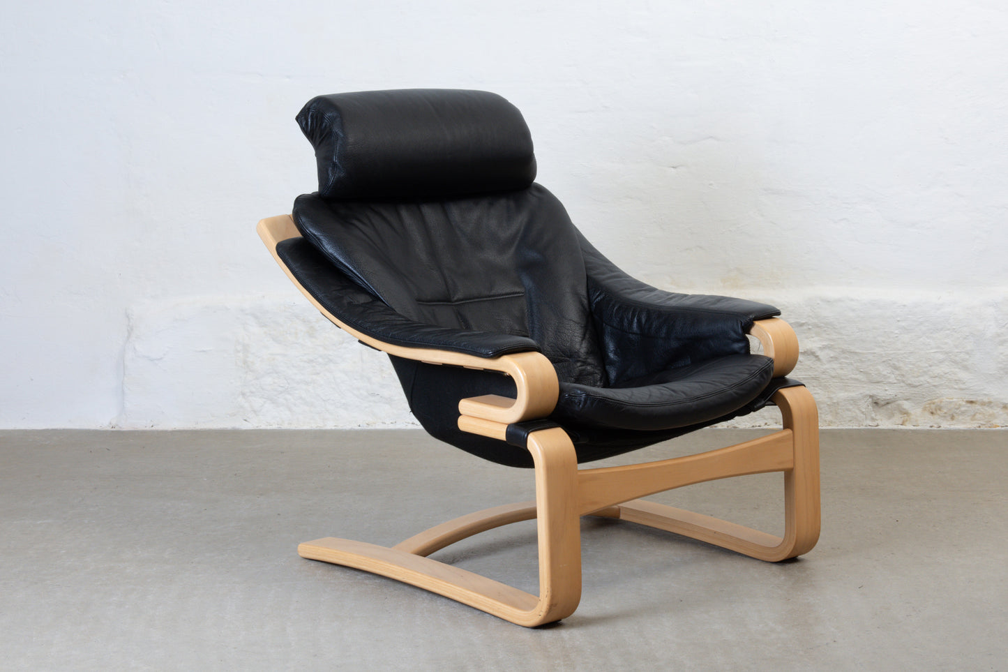 1980s lounger + ottoman by Skippers Møbler