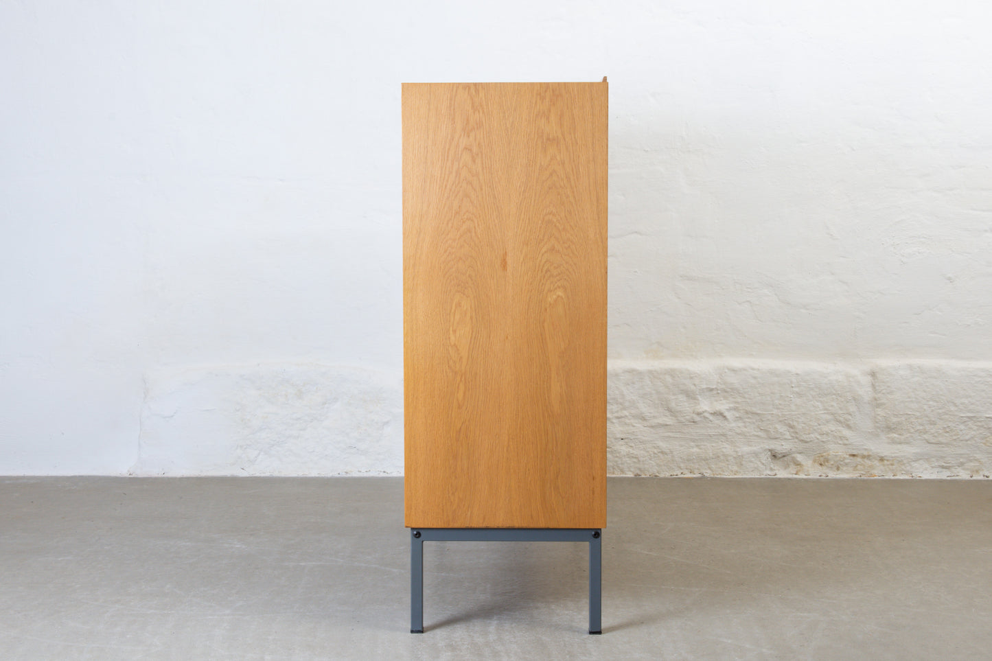 1970s archive cabinet with tambour doors