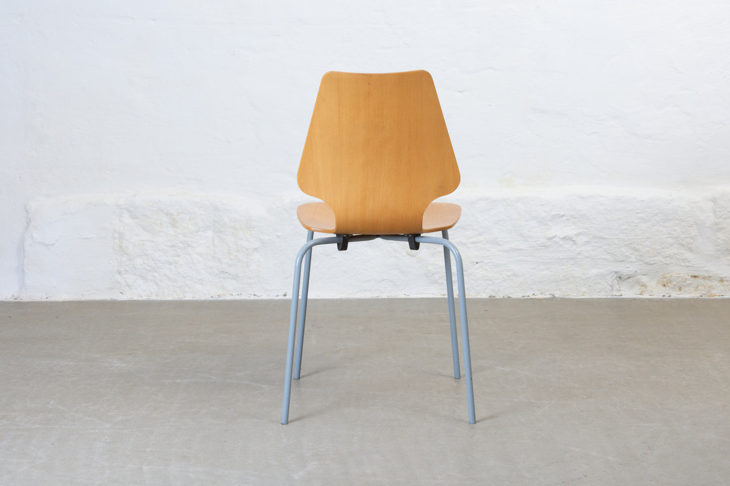 Set of six 1980s stacking chairs by Labofa