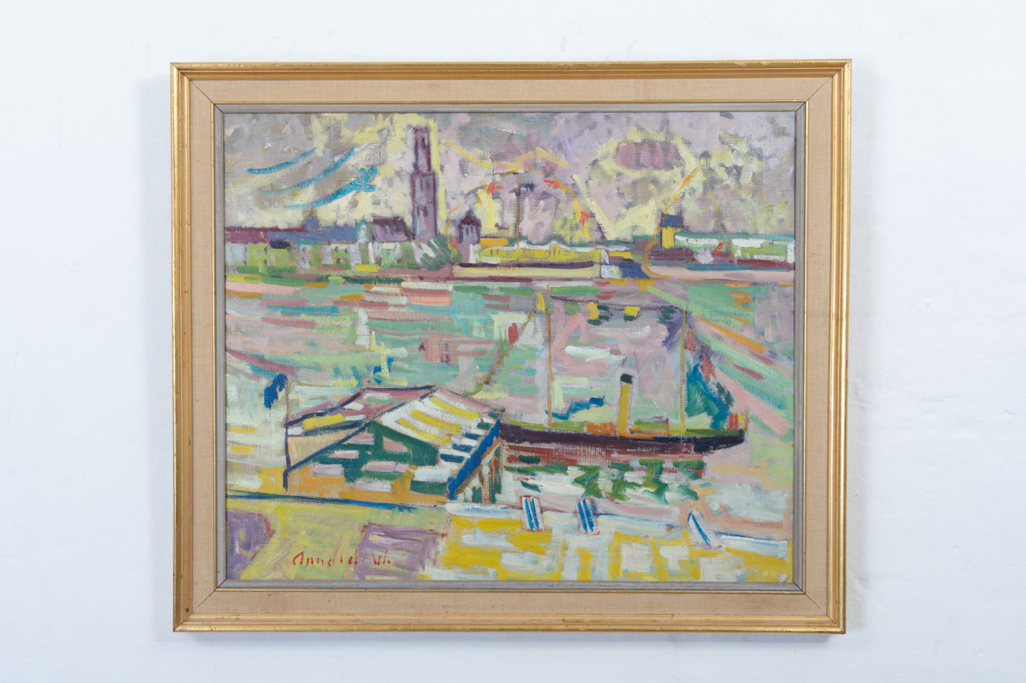 Oil painting by Arnold Pedersen