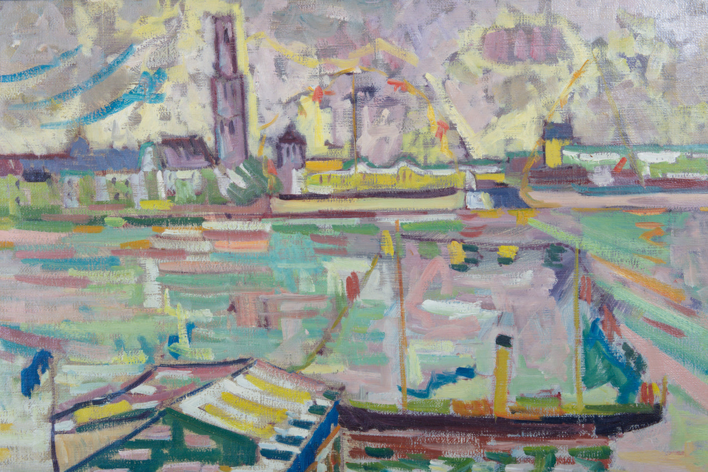 Oil painting by Arnold Pedersen