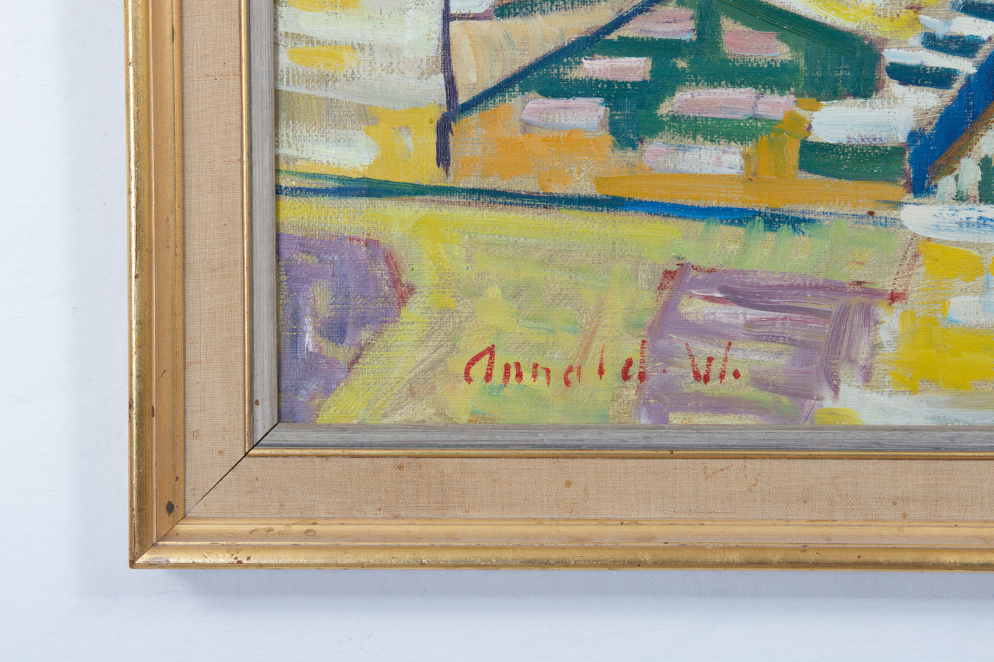 Oil painting by Arnold Pedersen