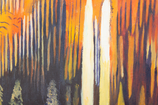 Oil painting by Kay Hagstrøm - 1978