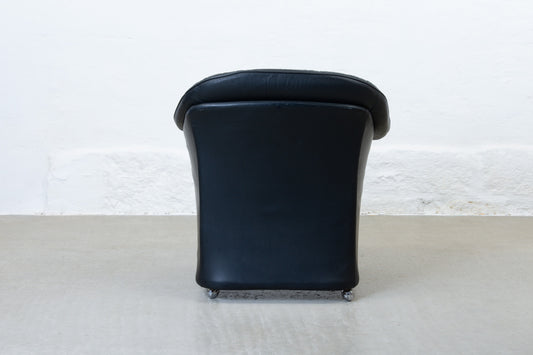 1970s leather occasional chair by Göte Möbler
