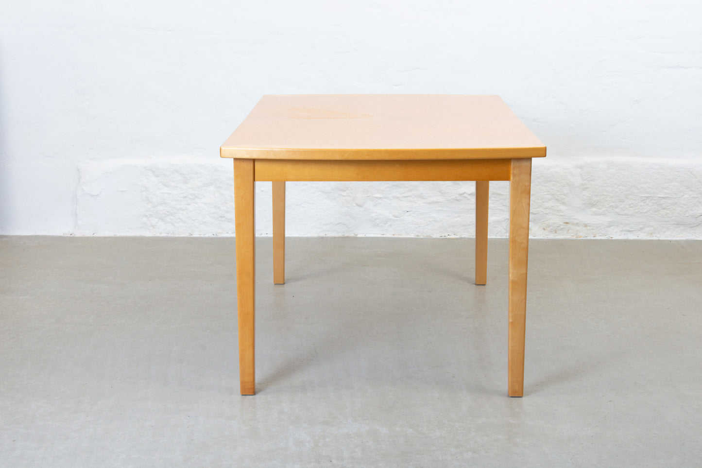 1990s extending dining table in birch