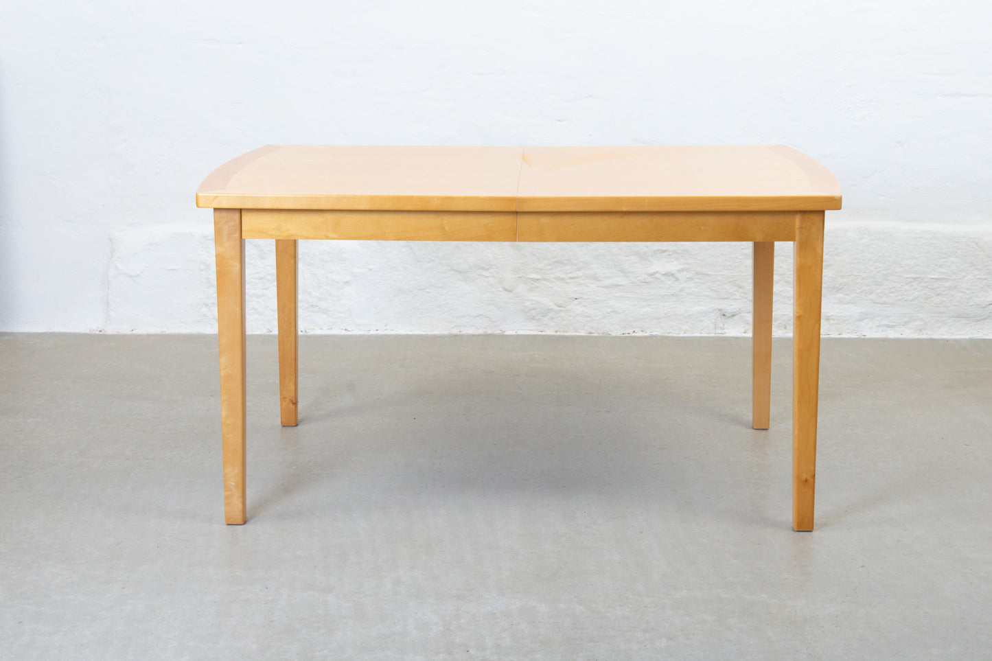 1990s extending dining table in birch