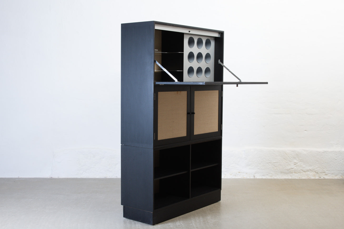 1970s bar cabinet/bookcase by Rud Thygesen & Johnny Sørensen