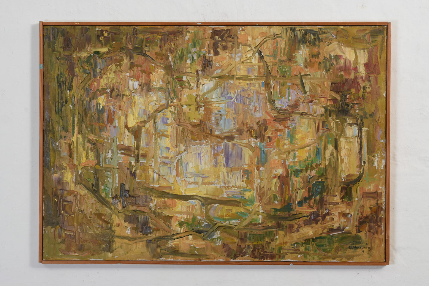 Oil painting by B. Nordberg - 1976
