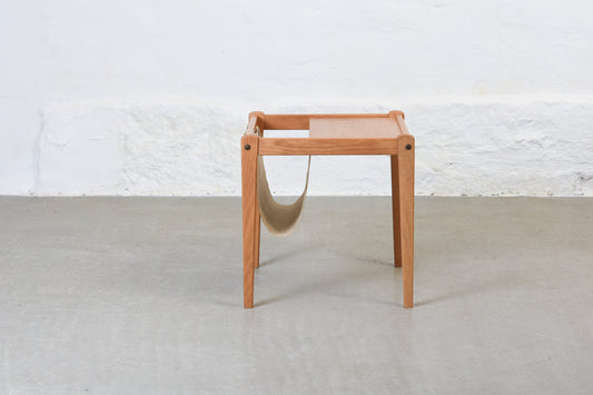 1970s oak magazine table by Brdr. Furbo