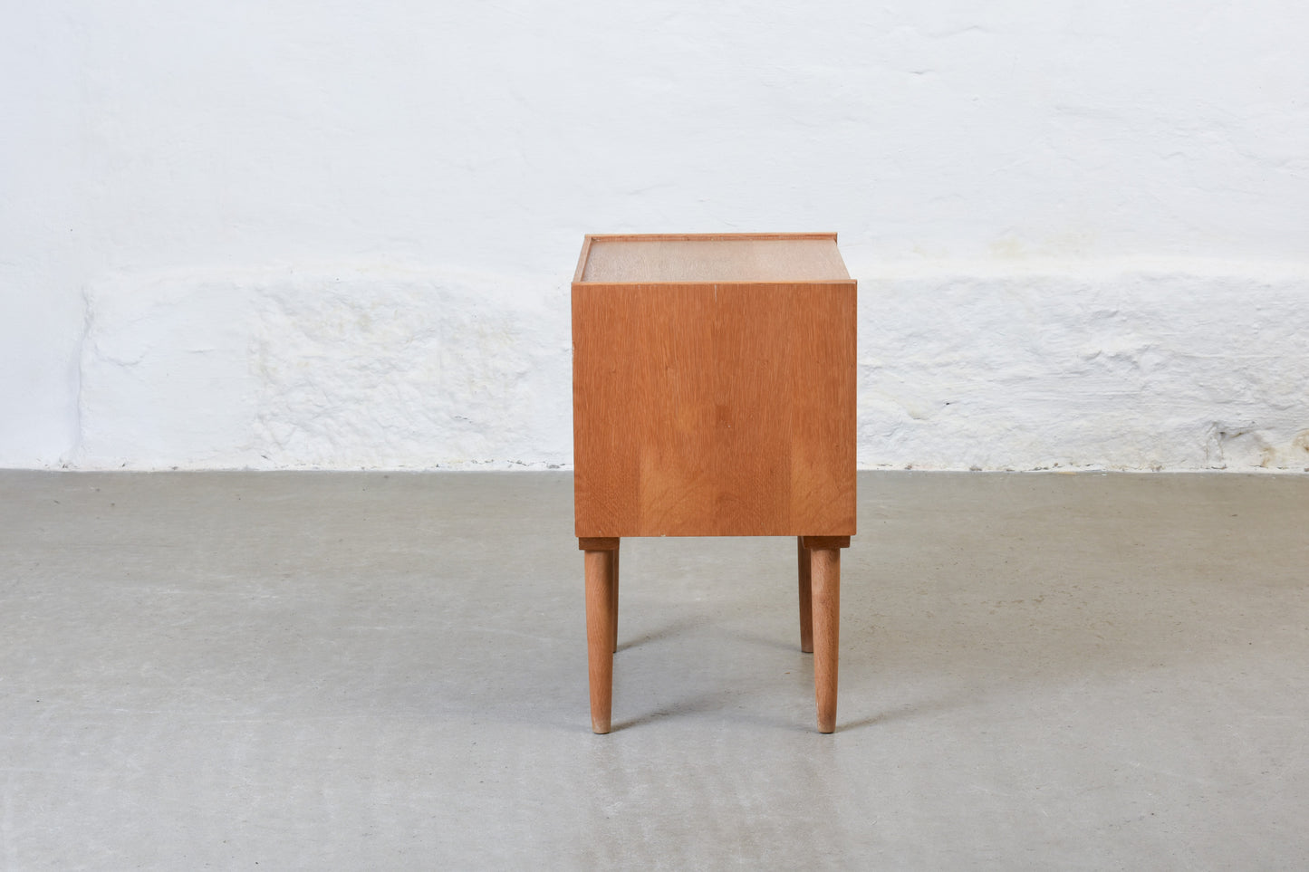 1960s oak bedside table