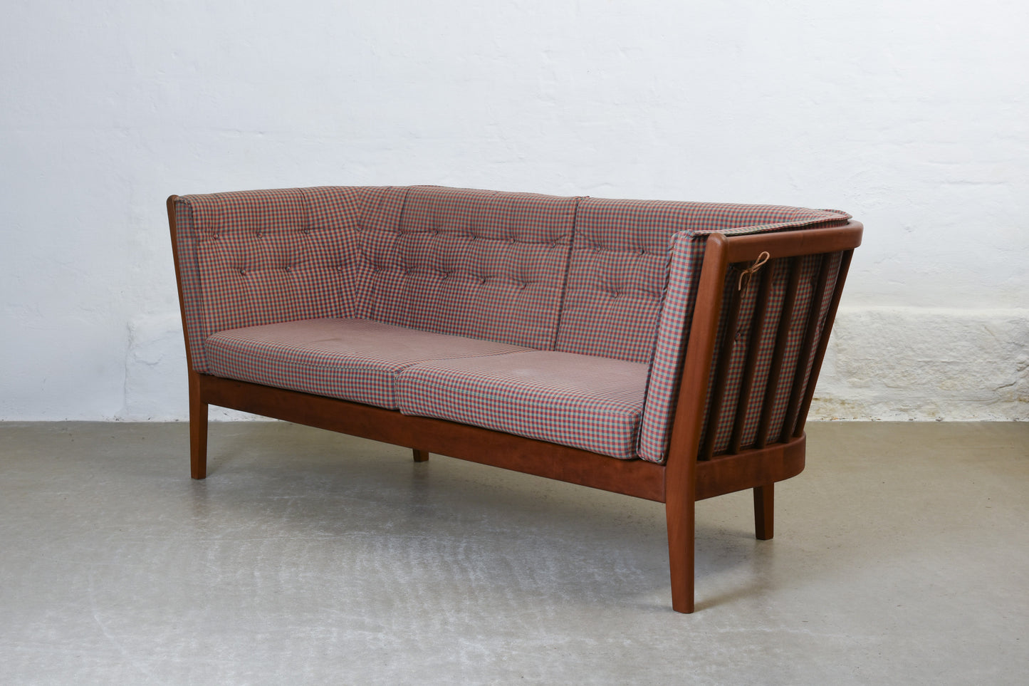 1990s spindle back three seater by Stouby