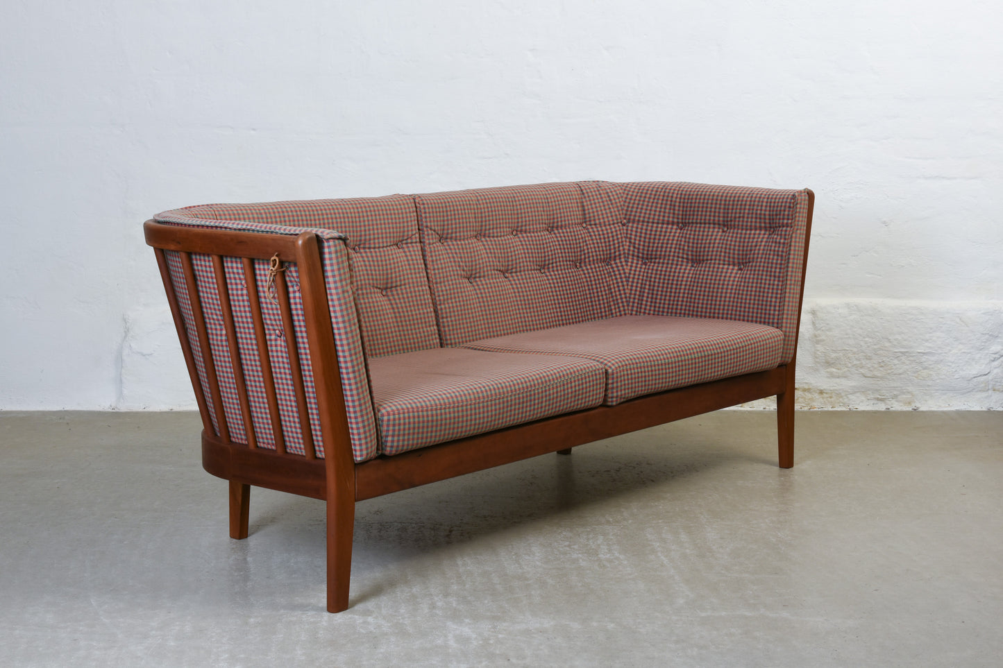 1990s spindle back three seater by Stouby