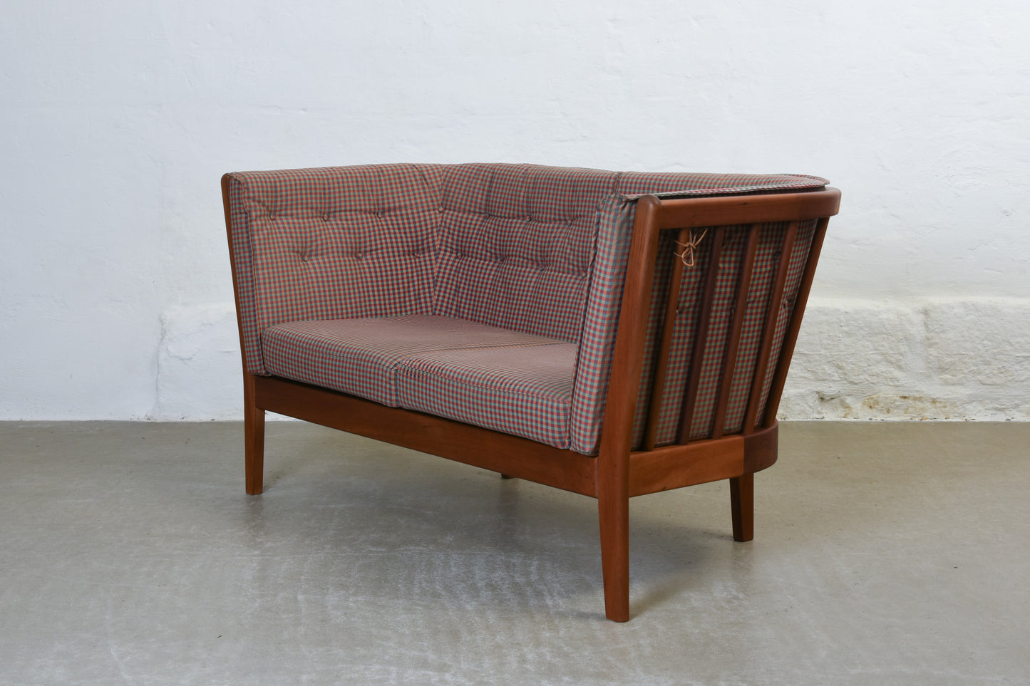 1990s spindle back two seater by Stouby