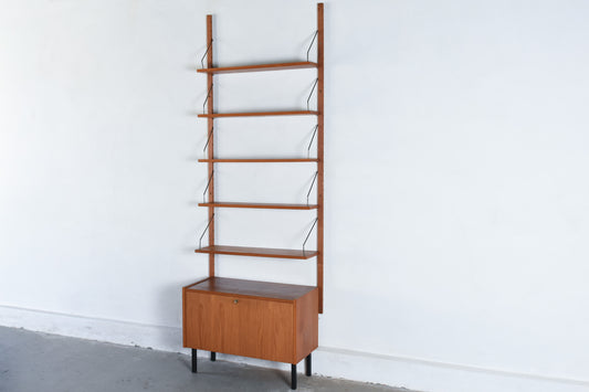 1950s bay of PS System shelving in teak no. 2