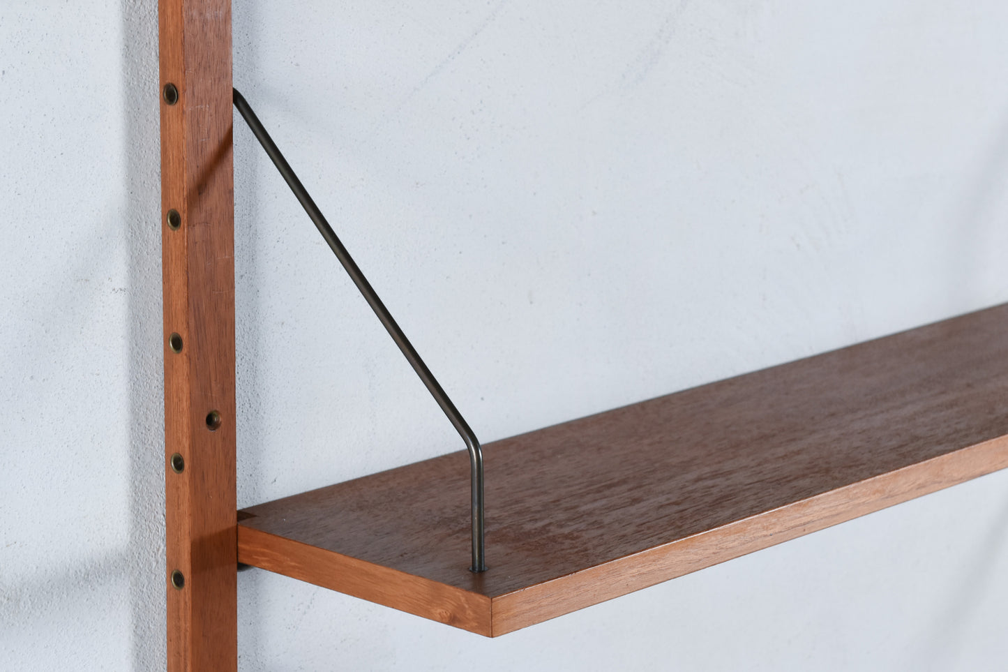 1950s bay of PS System shelving in teak no. 1