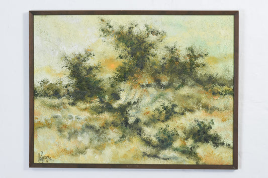 Oil painting by Nis Jessen - 1979