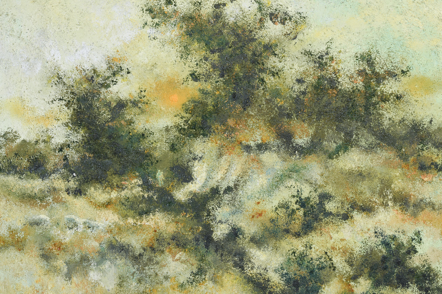 Oil painting by Nis Jessen - 1979