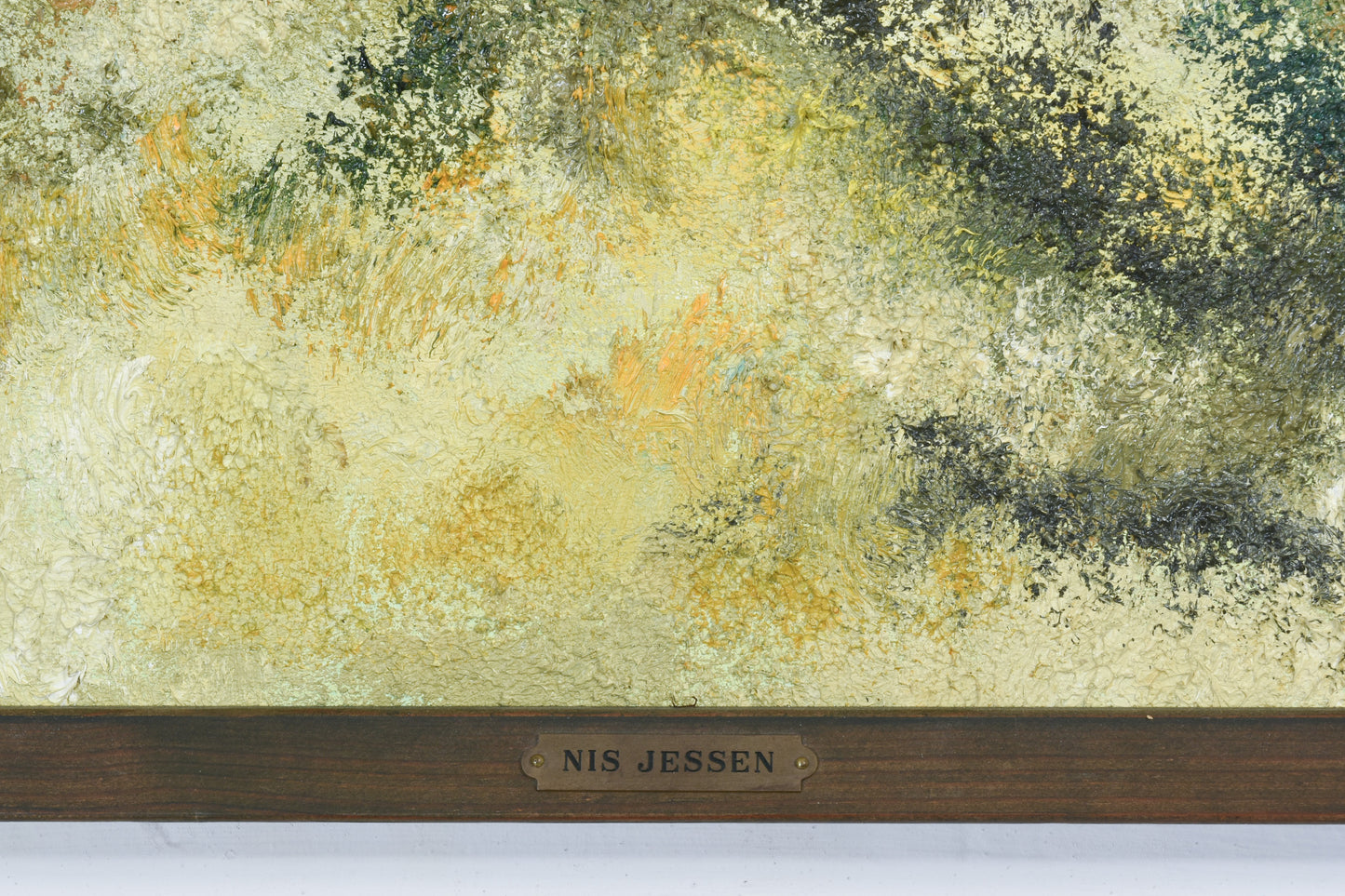 Oil painting by Nis Jessen - 1979