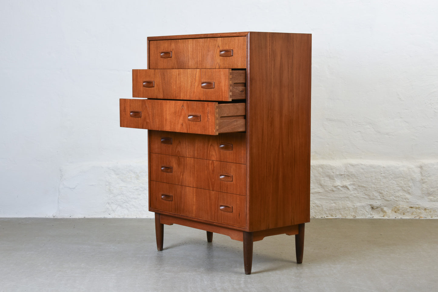 1960s teak chest of drawers by L.H. Ovesehl
