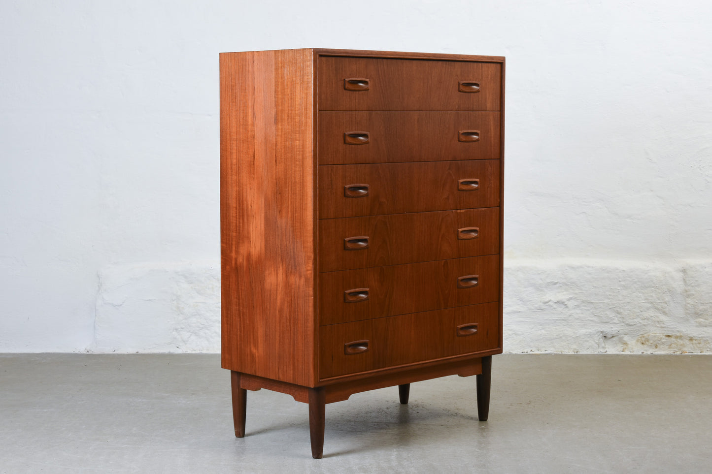 1960s teak chest of drawers by L.H. Ovesehl