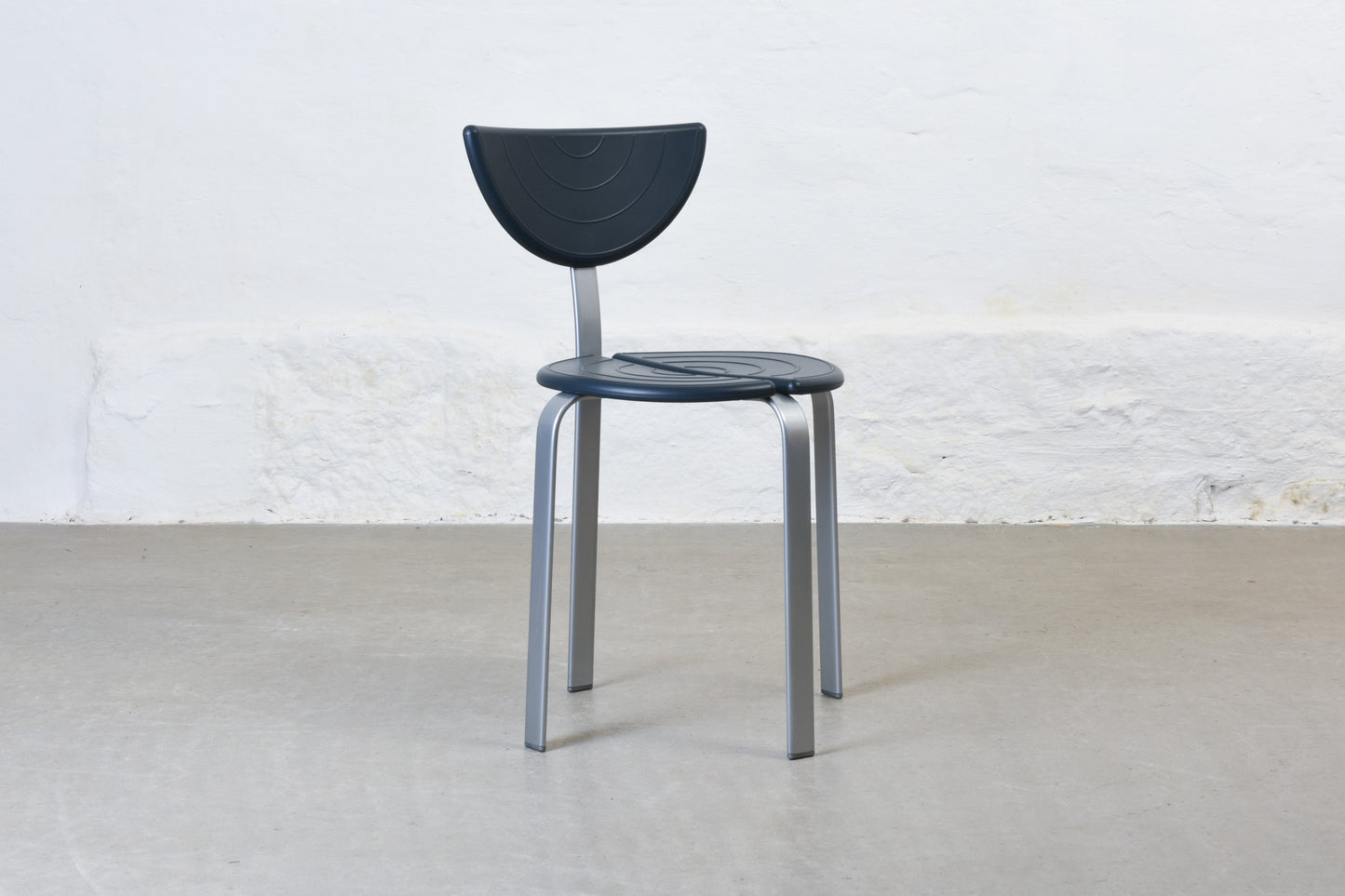 Set of four 1980s 'Luna' stacking chairs by Gammelgaard + Mathiesen