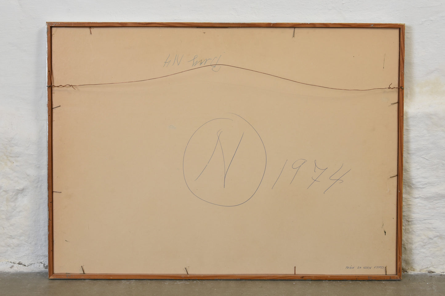 Oil painting by unknown - 1974