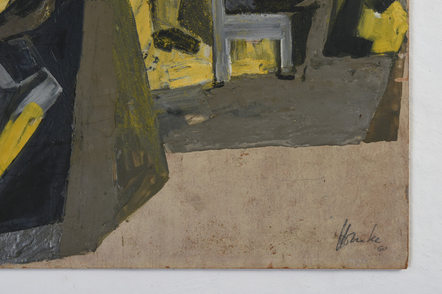 Oil painting by Christoph Hanke - 1960