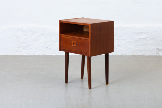 1960s teak bedside table
