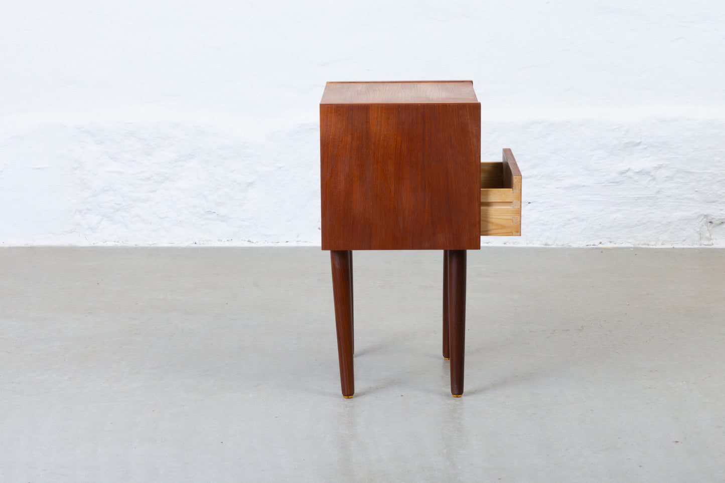 1960s teak bedside table