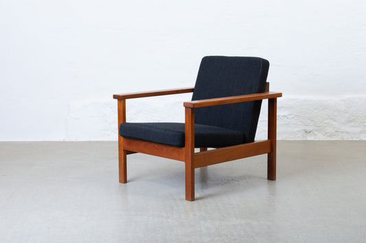 Two available: Teak loungers by Morten Olsen & Søn