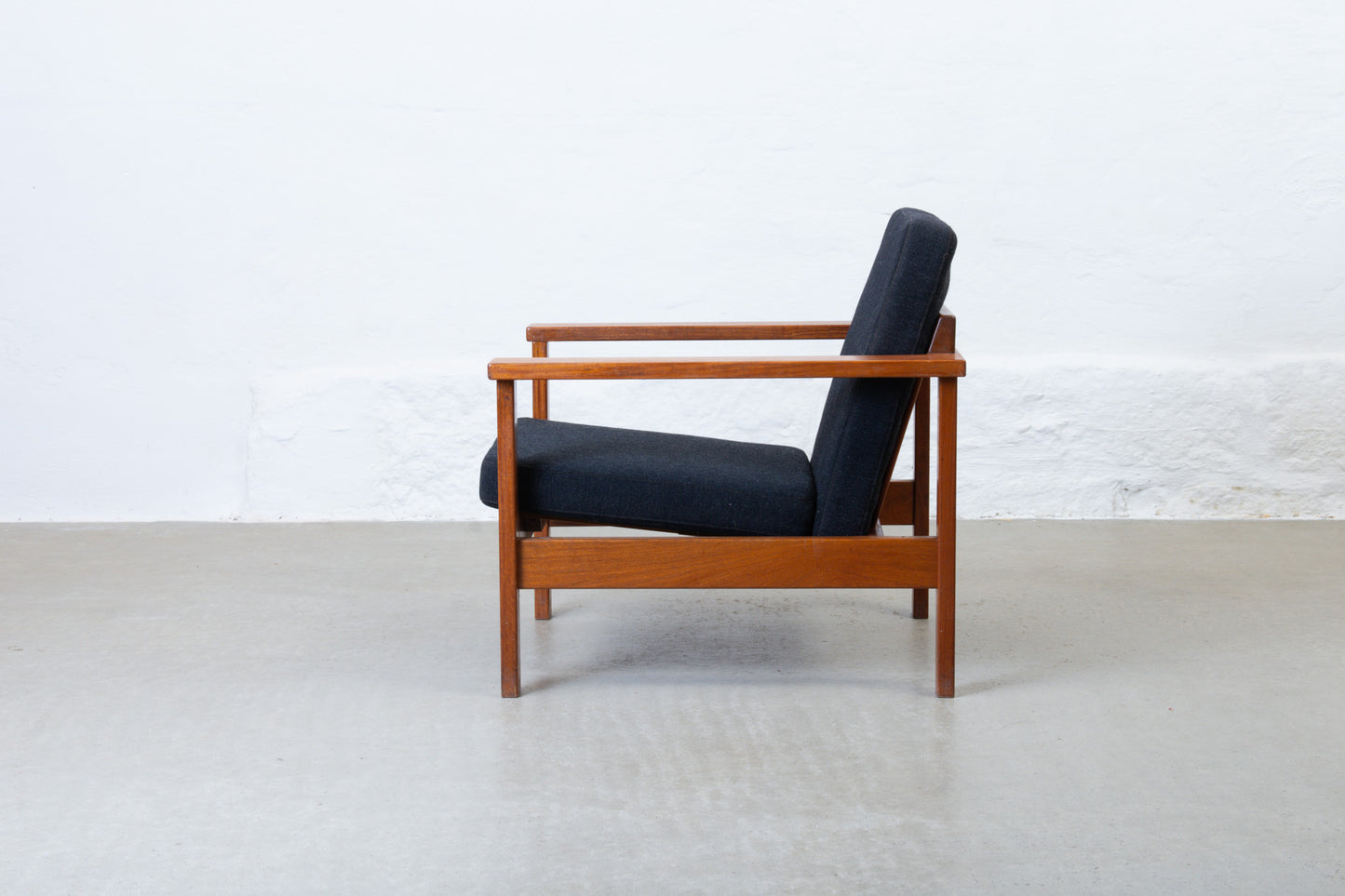Two available: Teak loungers by Morten Olsen & Søn