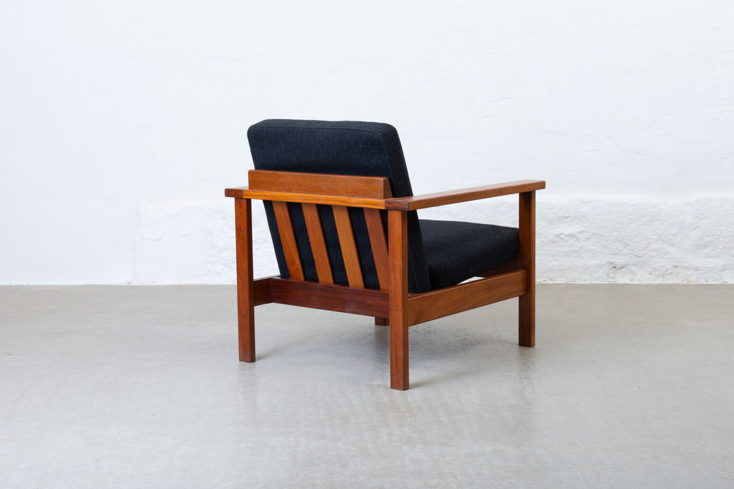 Two available: Teak loungers by Morten Olsen & Søn