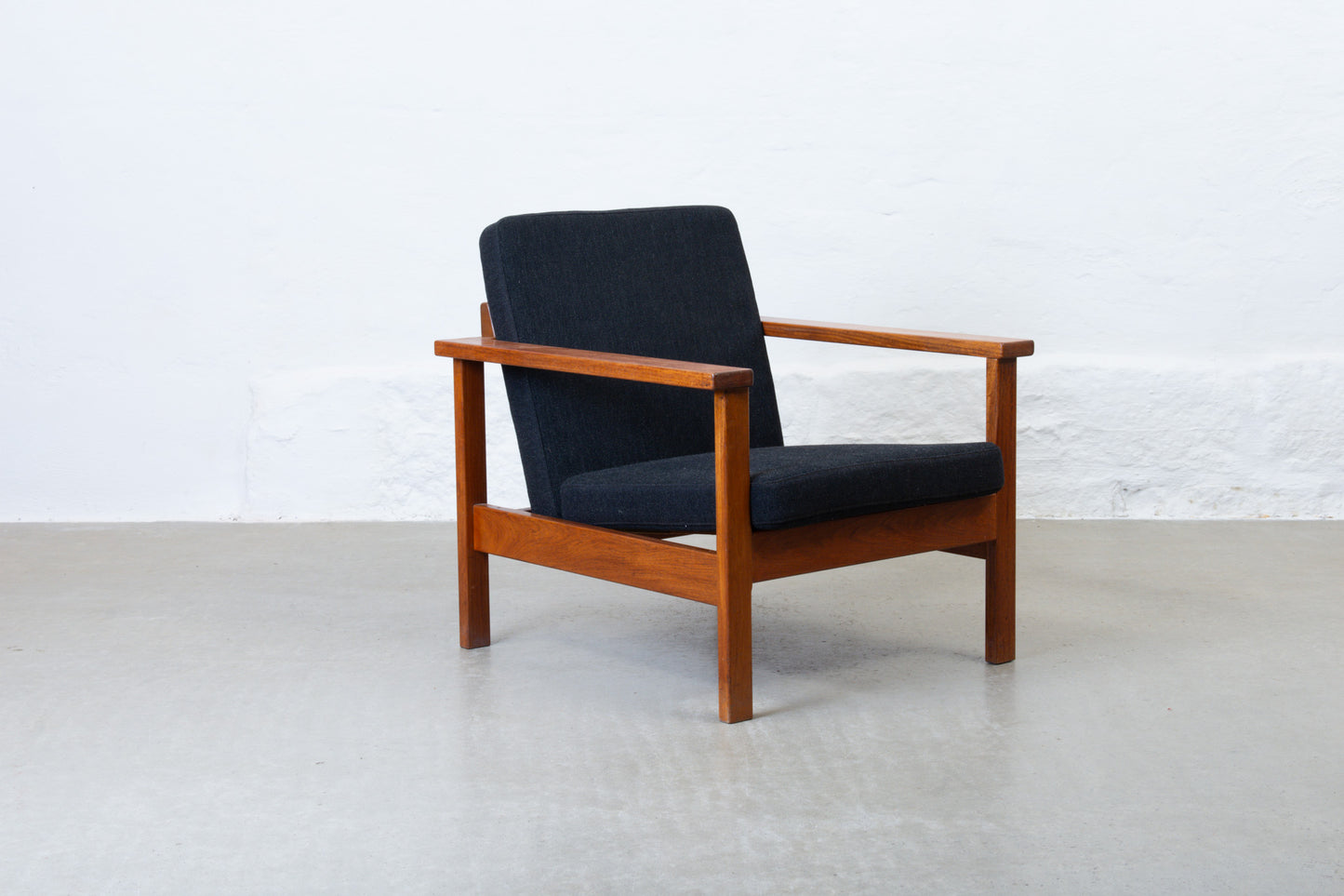 Two available: Teak loungers by Morten Olsen & Søn
