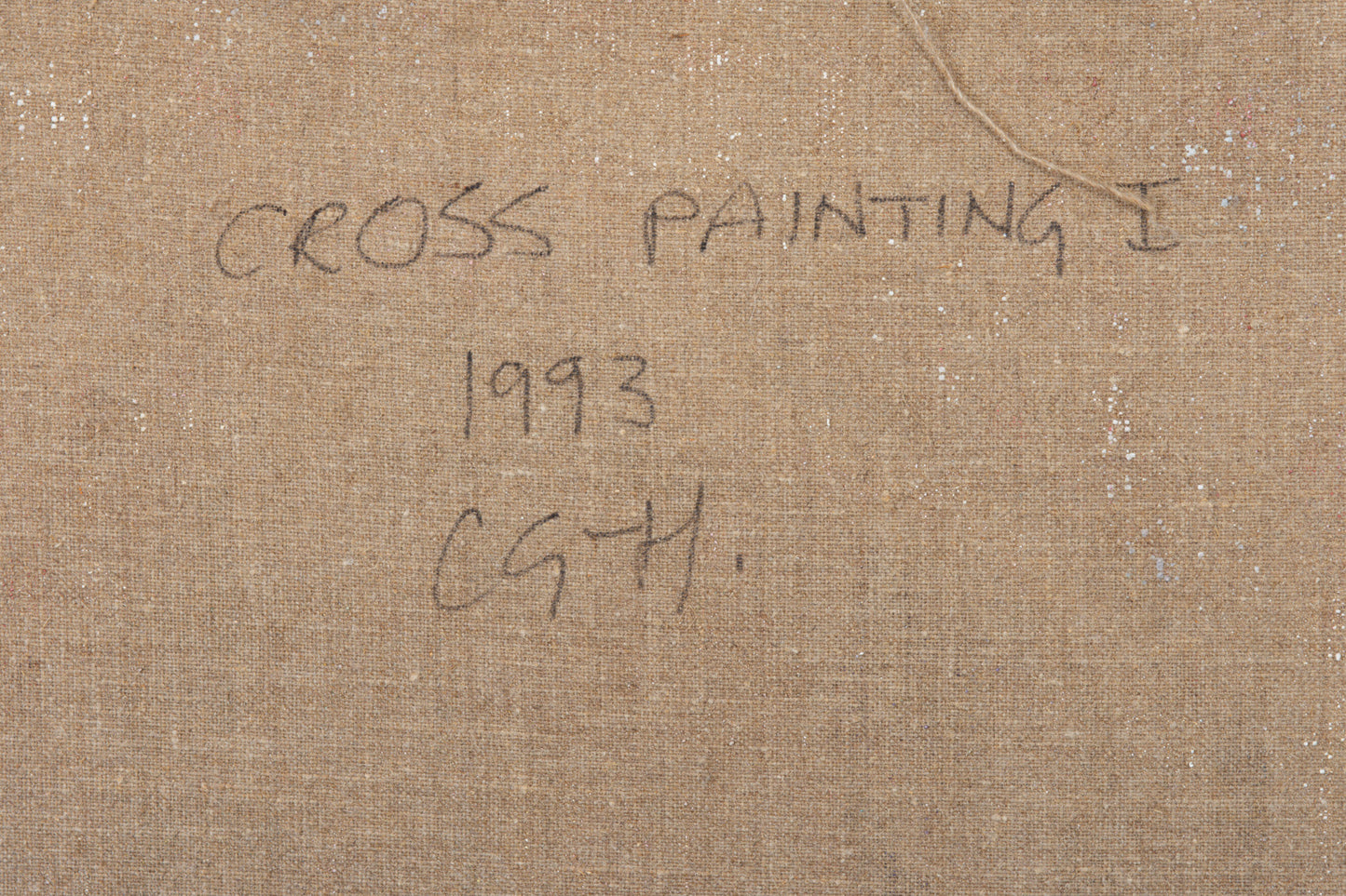 Oil painting by Christian Galvin-Harrison - 1993