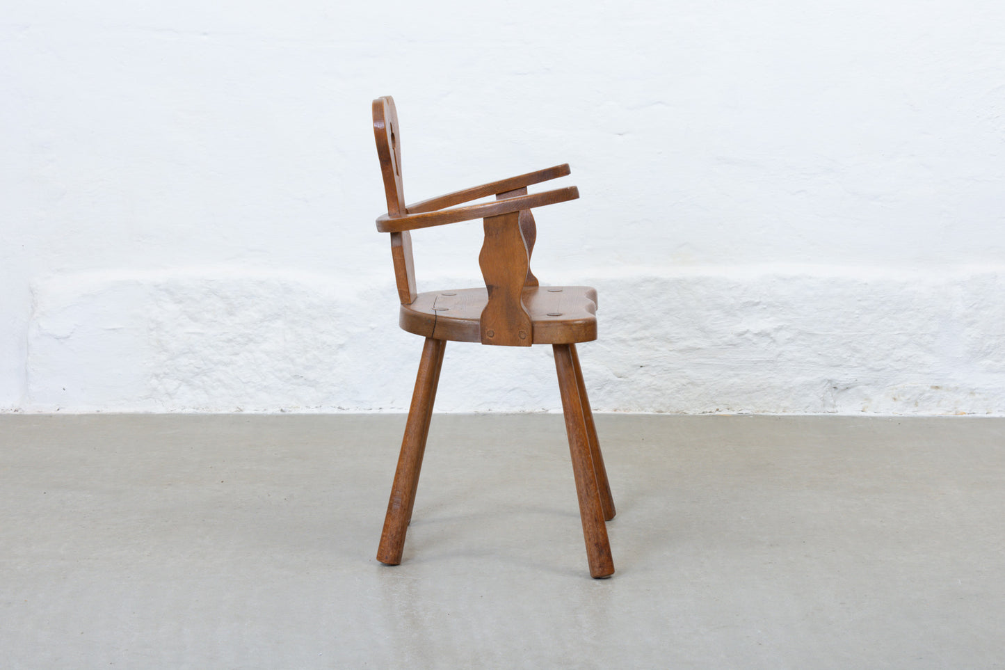 Early 1900s Swedish oak armchair