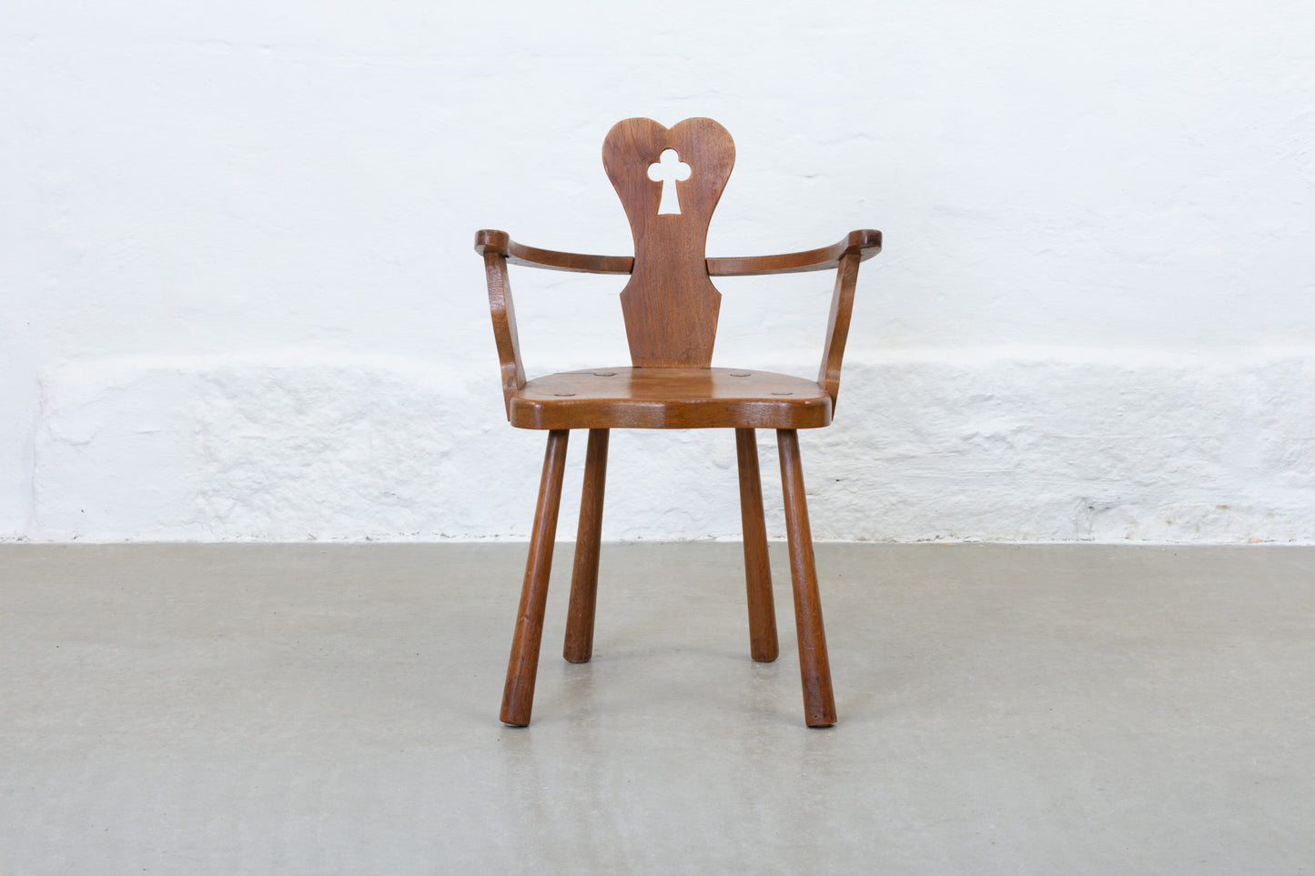 Early 1900s Swedish oak armchair