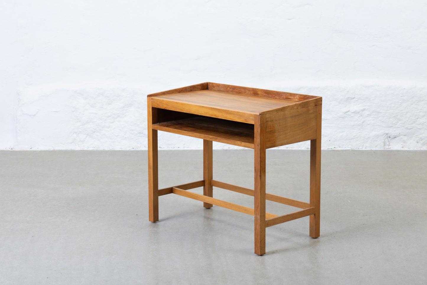 1960s bedside table in mahogany