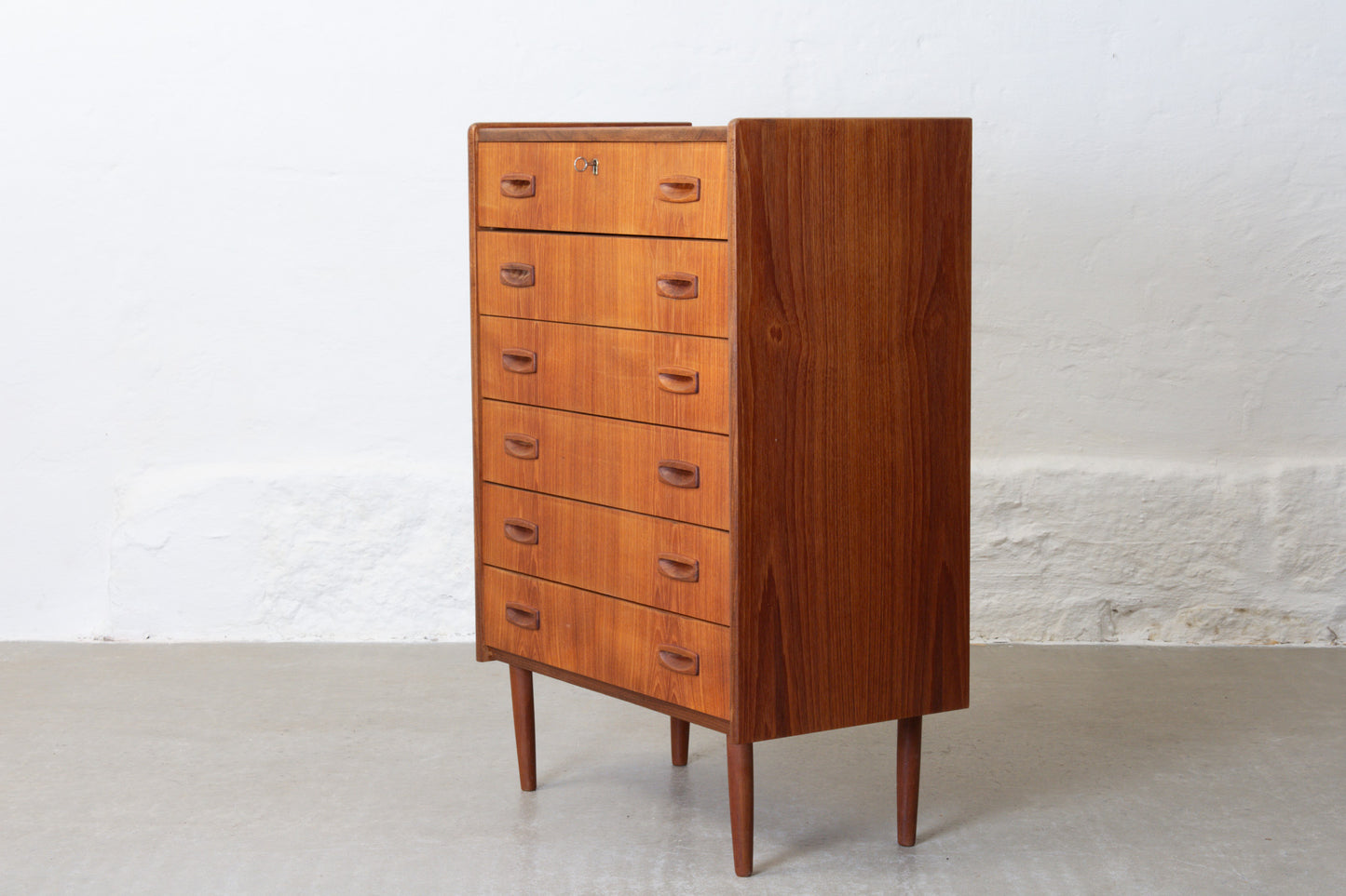 1960s teak chest of drawers