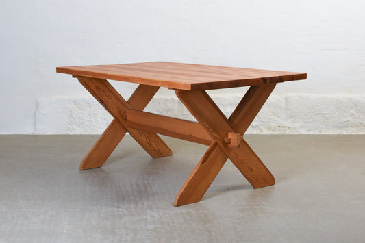 1960s Danish pine dining table