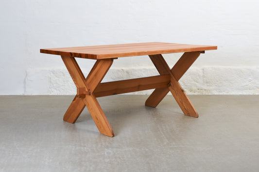1960s Danish pine dining table