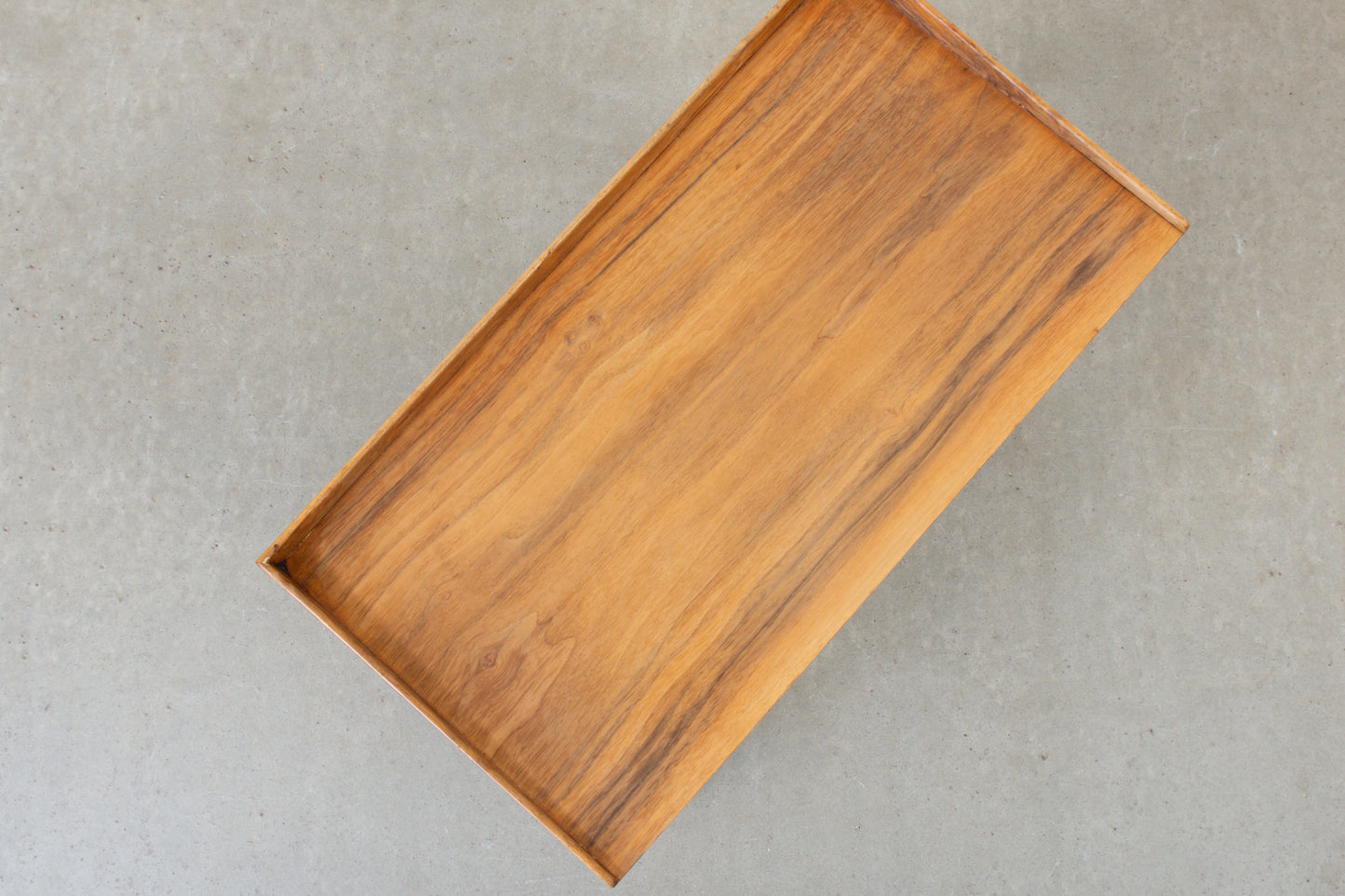 1960s bedside table in mahogany