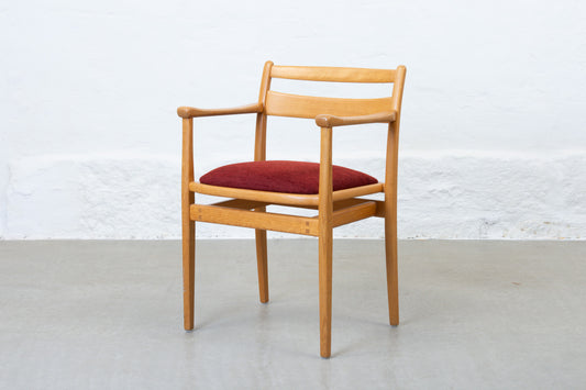 1960s oak armchair by Vidar Malmsten