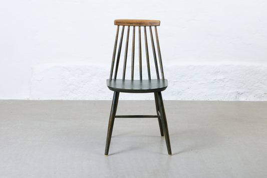 1960s set of six spindle back chairs