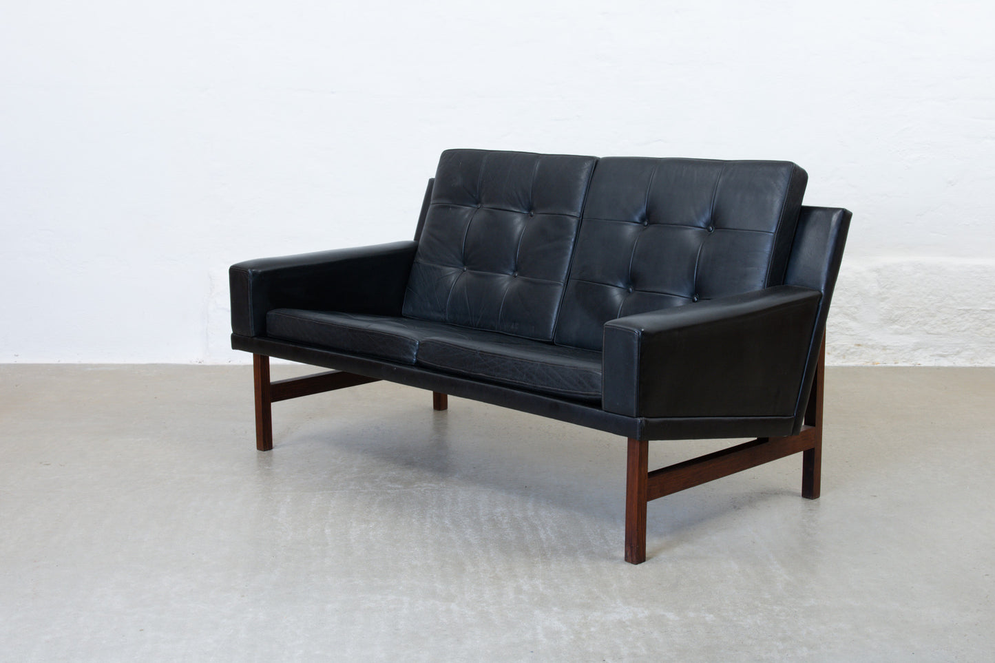 1960s 'Model 160/2' leather sofa by Sven Ellekær